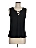 Diana Belle Black Sleeveless Blouse Size M - photo 1