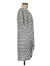Shein 100% Rayon Stripes White Casual Dress Size M - photo 4