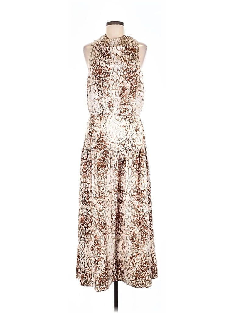 Pre-owned Wayf Cocktail Dress In Brown