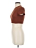 Shein Brown Short Sleeve Turtleneck Size 6 - photo 5