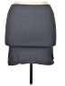 Unbranded Solid Gray Casual Skirt Size XL - photo 2