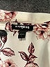 Express Outlet 100% Polyester Floral Ivory Long Sleeve Blouse Size L - photo 7