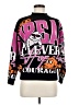 Shein Print Black Pullover Sweater Size M - photo 1