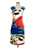 Bali Graphic White Cocktail Dress Size 8 - photo 1