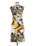 Bali Graphic White Cocktail Dress Size 8 - photo 2