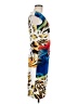 Bali Graphic White Cocktail Dress Size 8 - photo 4