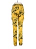 Vibrant M.I.U Print Yellow Cargo Pants Size M - photo 2