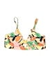 Kona Sol Print Orange Swimsuit Top Size S - photo 1