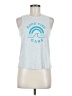 Local Motion Silver Sleeveless T-Shirt Size M - photo 1
