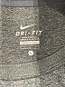 Nike 100% Polyester Gray Long Sleeve T-Shirt Size L - photo 7