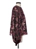 Aura 100% Polyester Burgundy Long Sleeve Blouse Size S - photo 4