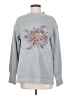 The Fifth Label 100% Cotton Floral Gray Sweatshirt Size S - photo 1