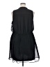 Nine West 100% Polyester Black Sleeveless Top Size XXL - photo 2