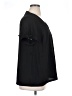 ModCloth 100% Polyester Black Short Sleeve Blouse Size 1X - photo 4