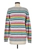 Talbots Outlet Stripes Silver Pullover Sweater Size M - photo 2