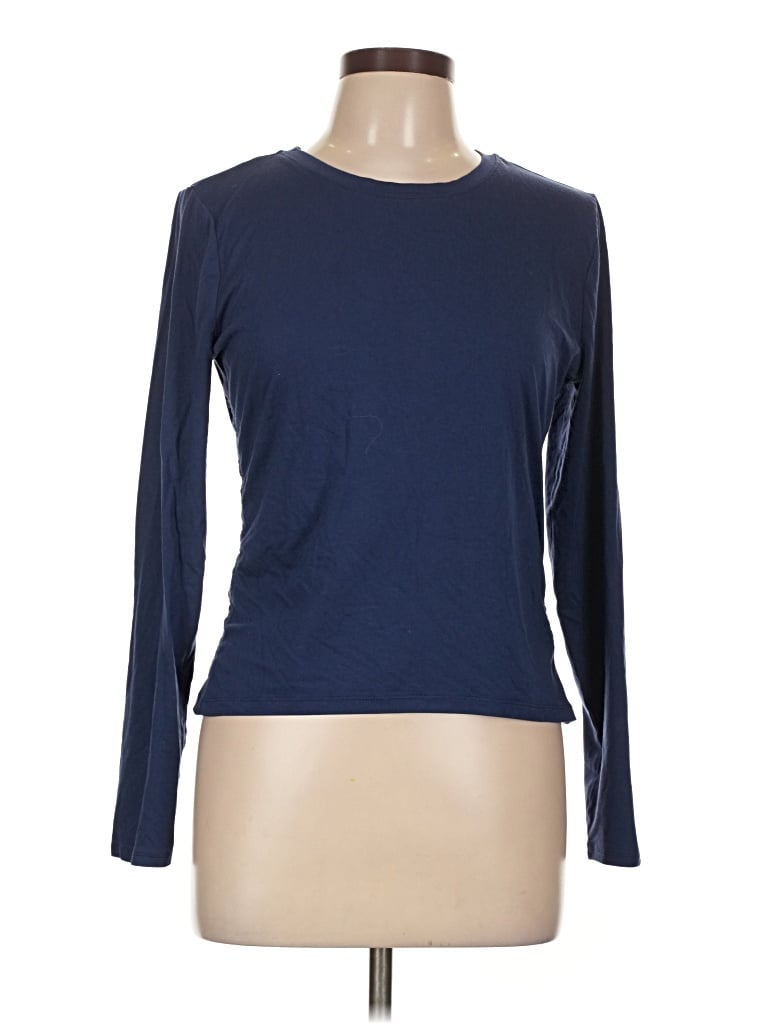 Pre-owned Lilly Pulitzer Luxletic Long Sleeve T-shirt In Blue