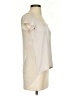 Express 100% Rayon Ivory Short Sleeve Top Size XS - photo 4