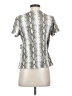 Coin 1804 Silver Tan Short Sleeve Blouse Size S - photo 2