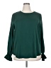 Dokotoo 100% Polyester Green Long Sleeve Blouse Size XXL - photo 1