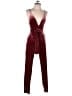 Express Burgundy Jumpsuit Size 00 - photo 1