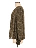 CAbi Brown Long Sleeve Blouse Size M - photo 5