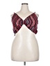 Shein Curve 100% Rayon Red Sleeveless Blouse Size 20 Plus (4) - photo 1