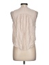 En Creme 100% Rayon Tan Sleeveless Blouse Size L - photo 2