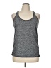 Ideology 100% Polyester Gray Tank Top Size XL - photo 1