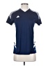 Adidas 100% Polyester Blue Short Sleeve Top Size S - photo 1