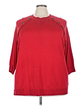 Lane Bryant 3/4 Sleeve Top
