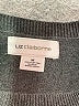Liz Claiborne 100% Cotton Stripes Gray Pullover Sweater Size M - photo 7