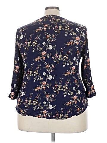Monday Fun 3/4 Sleeve Blouse (view 2)