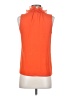 J.Crew 100% Silk Orange Sleeveless Silk Top Size 0 - photo 2