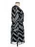 Ruby Rox 100% Polyester Argyle Black Casual Dress Size L - photo 4
