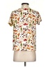 Amanda Blu Ivory Short Sleeve Blouse Size S - photo 2