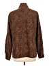 White Stag Animal Print Brown Long Sleeve Button-Down Shirt Size L - photo 2