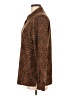 White Stag Animal Print Brown Long Sleeve Button-Down Shirt Size L - photo 5