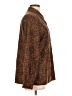 White Stag Animal Print Brown Long Sleeve Button-Down Shirt Size L - photo 4