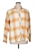 Weatherproof Plaid Orange Long Sleeve Button-Down Shirt Size XL - photo 1