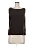Amanda Smith 100% Polyester Brown Sleeveless Blouse Size 8 - photo 1