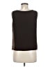 Amanda Smith 100% Polyester Brown Sleeveless Blouse Size 8 - photo 2