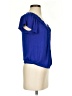 Cable & Gauge Blue Short Sleeve Blouse Size S (petite) - photo 4