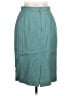 Talbots 100% Acetate Solid Teal Casual Skirt Size 12 - photo 2