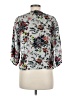 Unbranded Floral Gray 3/4 Sleeve Blouse Size M (estimated) - photo 2