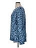 Style&Co Animal Print Blue Pullover Sweater Size XL - photo 5