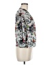 Unbranded Floral Gray 3/4 Sleeve Blouse Size M (estimated) - photo 4