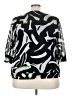 Alfani 100% Nylon Black 3/4 Sleeve Blouse Size 3X - photo 2