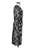 Ann Taylor LOFT 100% Polyester Paisley Black Cocktail Dress Size 0 - photo 4