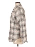 Foxcroft 100% Cotton Plaid Ivory Long Sleeve Button-Down Shirt Size 10 - photo 5