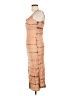 Cali Dreaming 100% Polyamide Tie-dye Tan Cocktail Dress Size L - photo 5